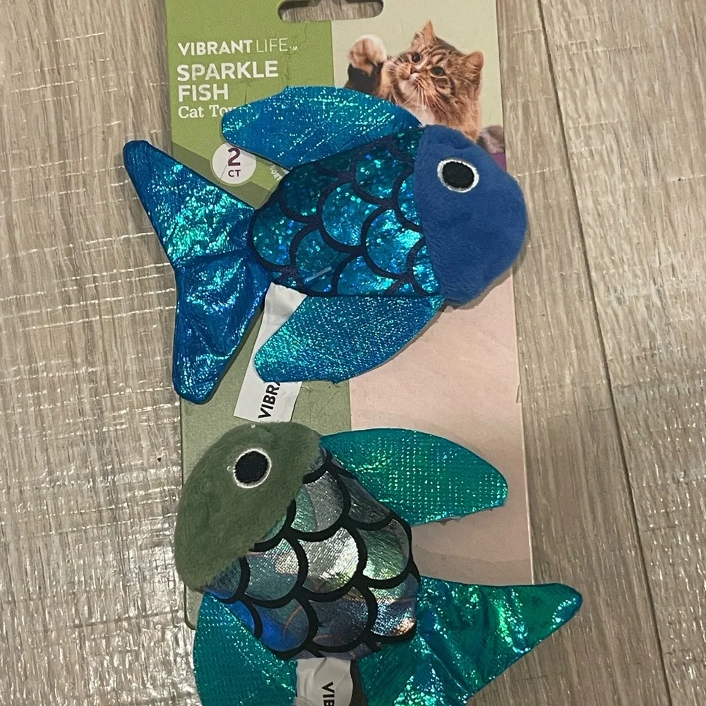 Lot of Cat Toys ALL NEW!! Incl Smarty Cat Fringe Frenzy, 2 CatNip Fish, Burrito!
